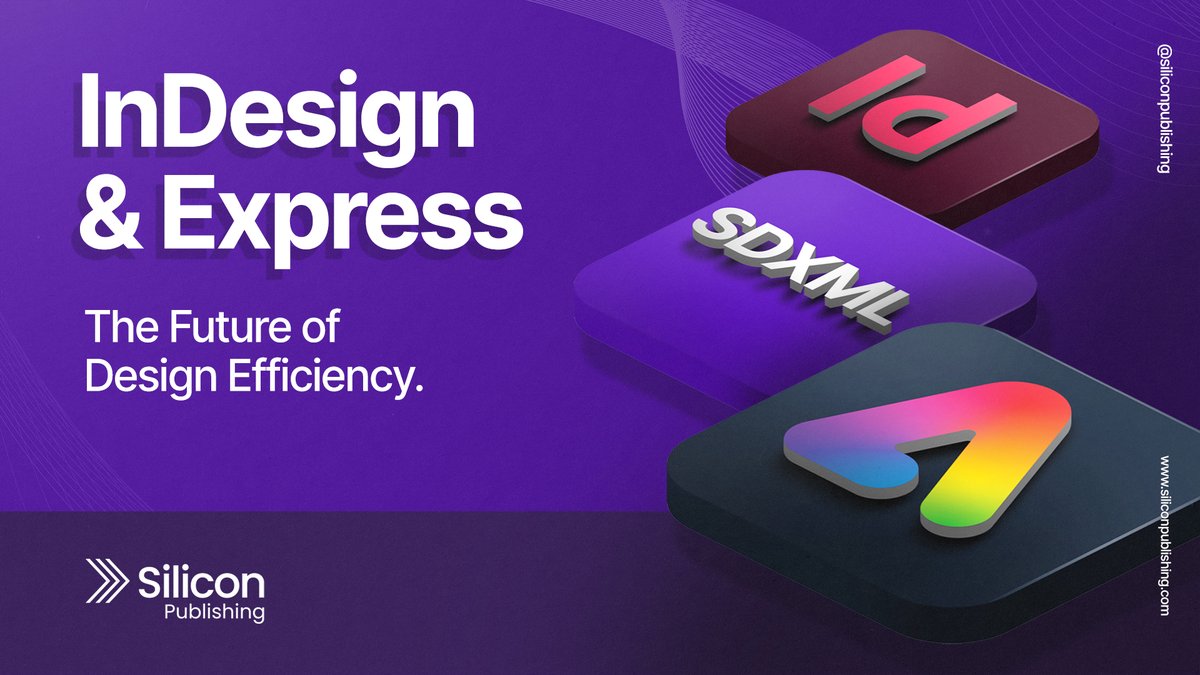 SiliconP's tweet image. Express is fast becoming a large part of our work, although we don't see InDesign going away any time soon. Check out our work that helps unify these two powerful technologies, here: cutt.ly/Je6mXqLr

#AdobeInDesign #AdobeExpress #DesignAutomation #CreativeWorkflow