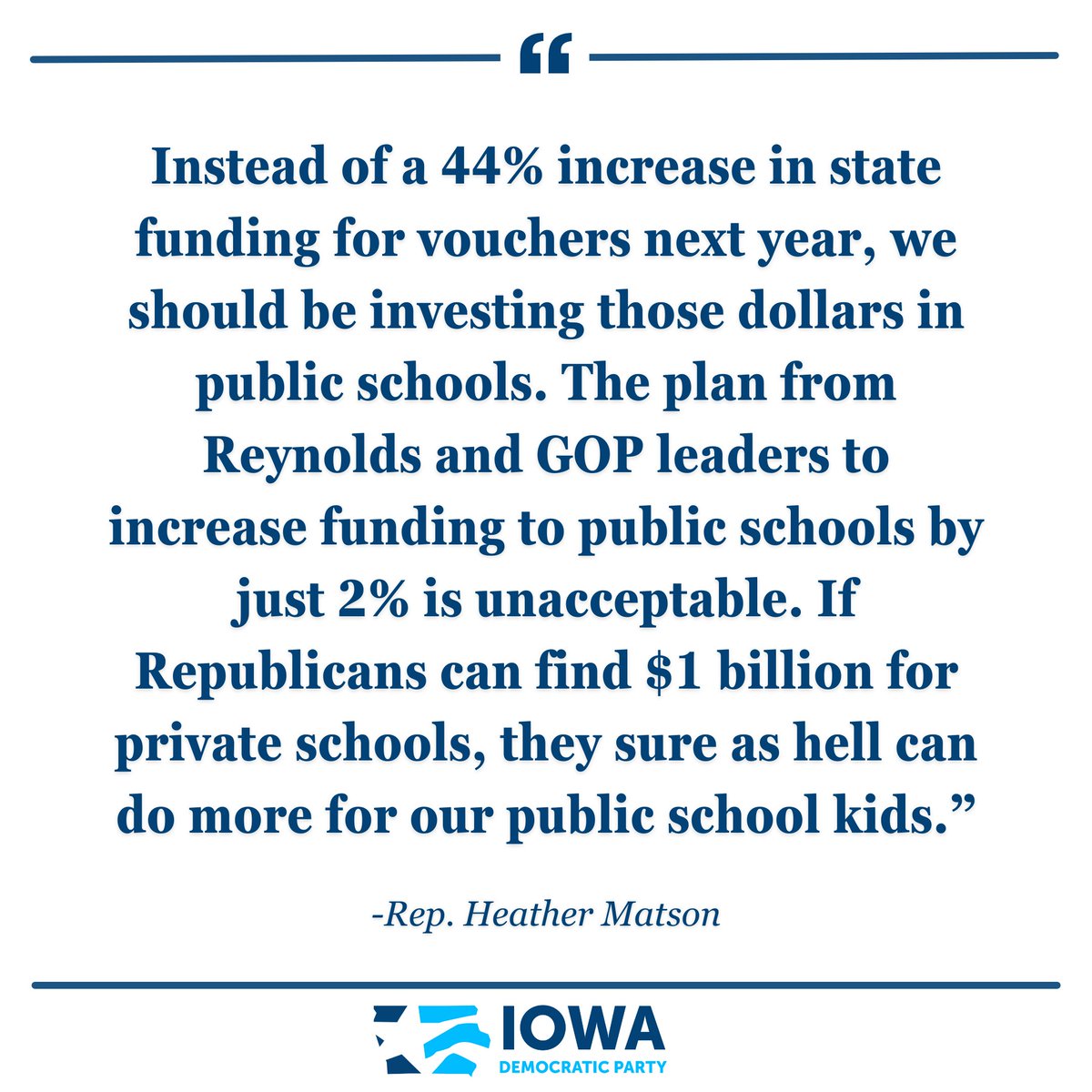 Iowa Democrats tweet media