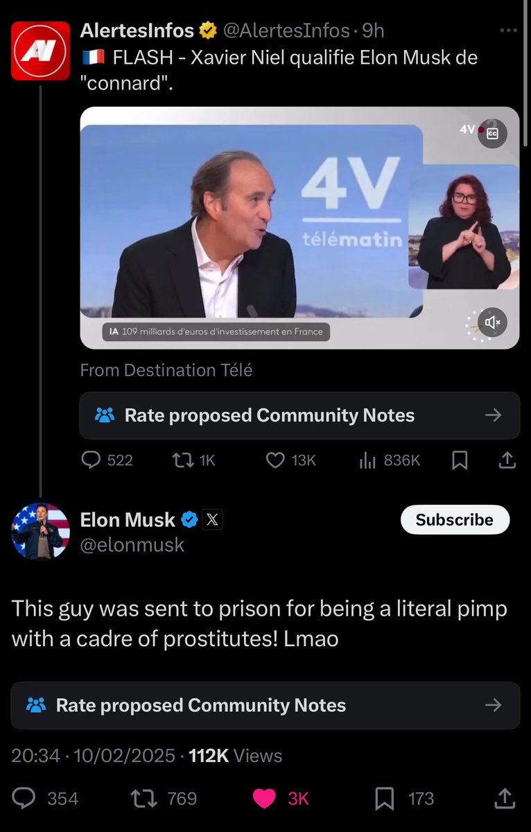 Dire qu’il y en a qui voulaient quitter X 😂