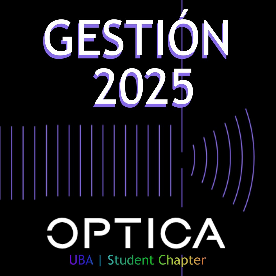 UBA Chapter Optica tweet media