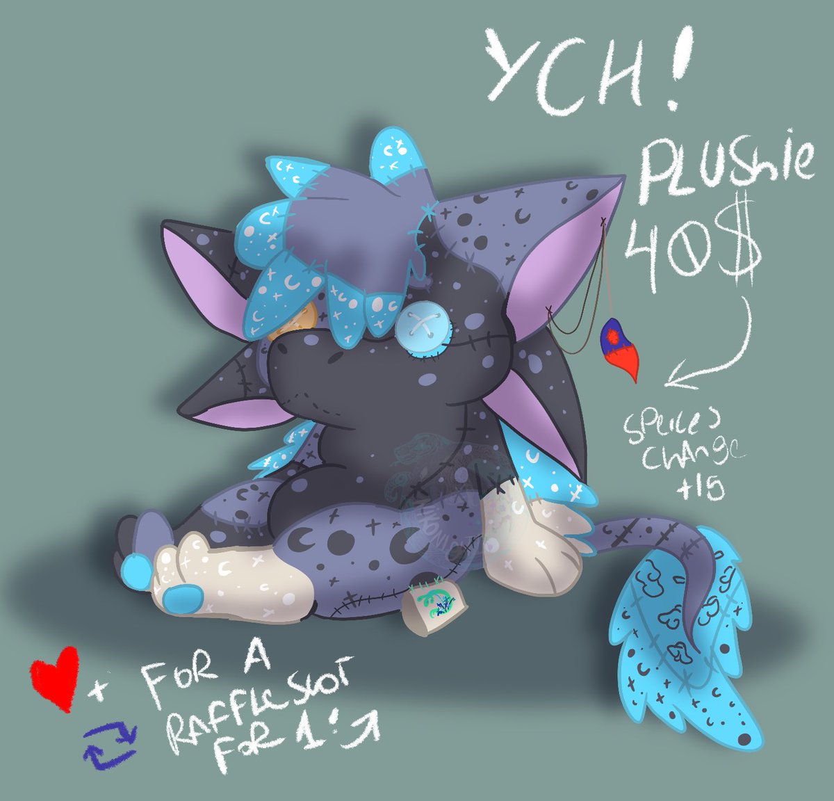nikonight1's tweet photo. New YCH of a plush avali 

Rt and like for a chance to get one for free, :3 https://t.co/OO6TqJC9Mt