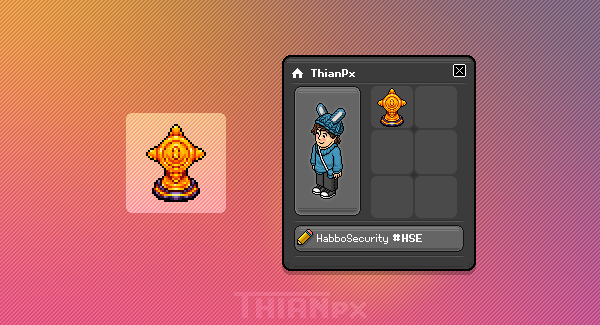 Hey! Thian here 🐰

Qué emoción poder finalmente presentarles la nueva edición de la placa de <a href="/ESHabboSecurity/">HabboSecurity</a> que podrán encontrar en el Hall de Fansites en <a href="/ESHabbo/">Habbo ES/MX</a>. Espero que les guste ❤

#Habbo #pixelart