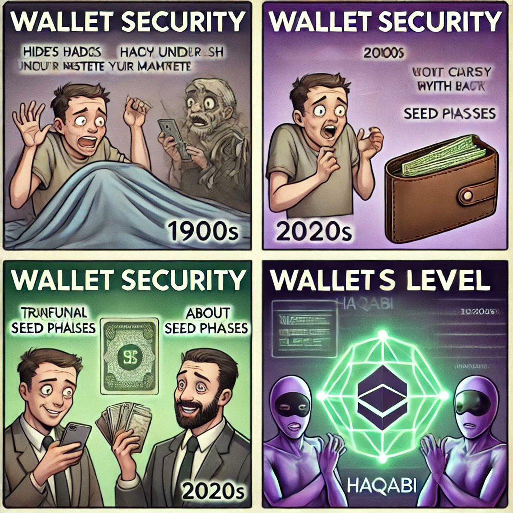 DanielP51437086's tweet photo. @HaqabiHQ From stuffing cash under your mattress to forgetting seed phrases… Welcome to the future of wallets with Haqabi and the future is now!💥
#Haqabi
#meme https://t.co/snnZkCgmb6