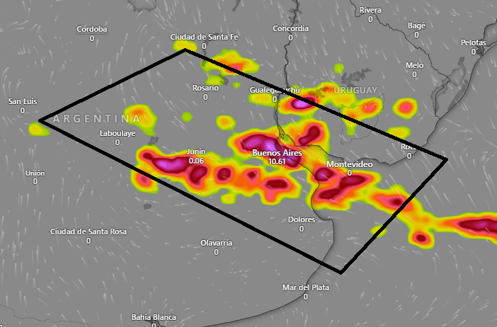 Tiempo_AMBA's tweet photo. #SinLuz #AlertaTormenta ⚡️⚠️
El ingreso de un moderado frente frio en interacción con aire calido y húmedo dejara tormentas intensas / localmente fuertes desde fines de la madrugada / comienzo de la mañana (se quedaran hasta la tarde aproximadamente), aunque vale aclarar que en este caso al no ser frontales (es decir tormentas que lleguen inmediatamente con el frente frio) en general no habrá ráfagas de viento como en otras situaciones en forma de linea, en cambio al ser postfrontales (tormentas que se forman horas después de la llegada de aire frio en superficie) son mas de bases altas por lo que tienden a ser mas llovedoras, eléctricas y graniceras.
