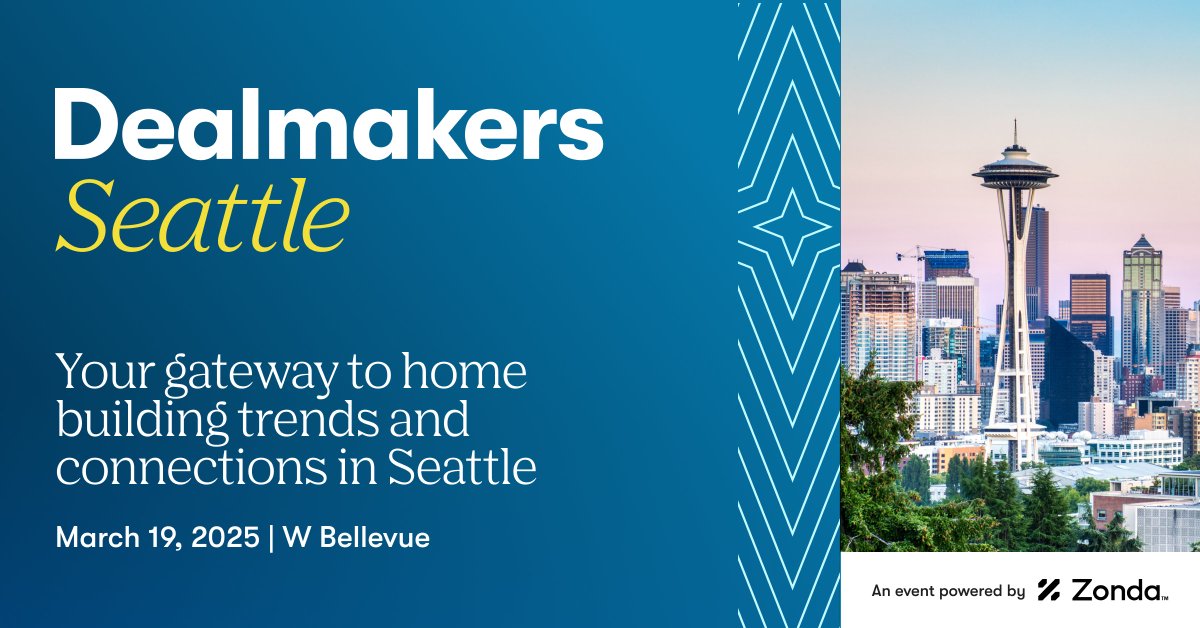 🚀 Level up your knowledge and connect with industry leaders 🏡 Join us at #SeattleDealmakers for 3 hours of dedicated networking and exclusive insights into residential development and capital trends in the Puget Sound region: tinyurl.com/4wk98dmx