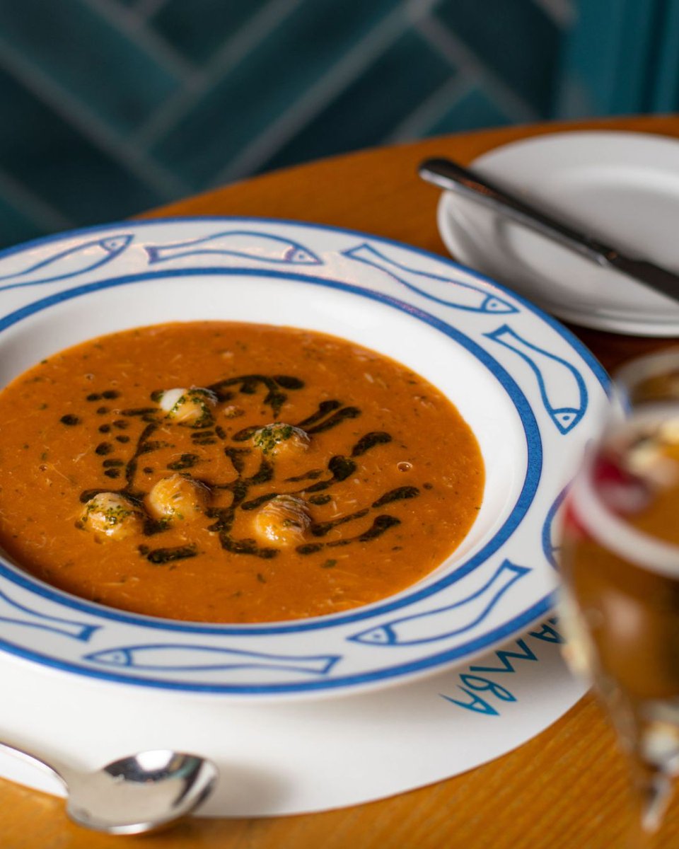 Gamba_Glasgow's tweet photo. "My partner started off with 'Our Fish Soup' - something she had never tried before and absolutely loved it!" Pip, via Tripadvisor. #seafoodrestaurant #gambaglasgow #glasgowseafoodrestaurant #glasgowfood #FoodBloggers #glasgowseafoodrestaurant #fishsoup #foup https://t.co/qN6F6Tmq4y
