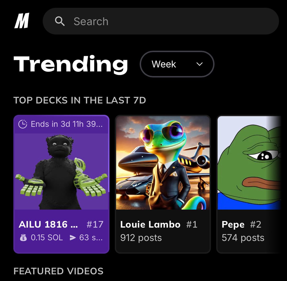 looks good to see 63 submissions already on <a href="/MemeDeckApp/">MemeDeck</a> for the .15 sol contest! 

Generate 1 pic for free using the AILU 1816 deck to get the chance to win .15 sol! 

3 days to go!