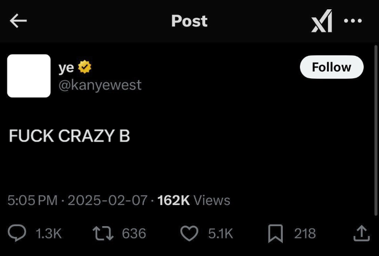 kyociaa's tweet photo. Ok kanye this is too far https://t.co/T7RcIVM1uN