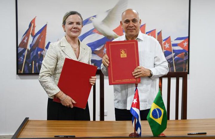 🇨🇺🇧🇷 <a href="/DrRobertoMOjeda/">Dr. Roberto Morales Ojeda</a> saludó hoy el aniversario 45 de la fundación del Partido de los Trabajadores (PT), una de las principales formaciones políticas de Brasil.

Ampliamos en acn.cu/mundo/saluda-c…