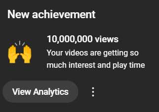 substatica's tweet image. Wooohoooo! 🙌 @YouTubeCreators #QuestCreatorPartner