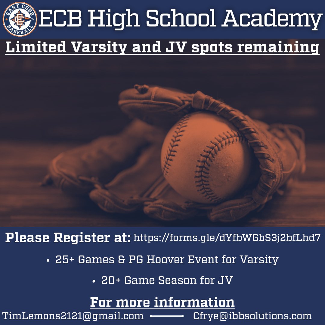 Chris Frye (@chrisfrye5) on Twitter photo Come join us at East Cobb Baseball this spring! We still have a few spots left!
forms.gle/PhQykcNq3uKoLR…
<a href="/ECBAstrosNavy/">ECB Astros Navy/Frye ⚾️</a> Come join us at East Cobb Baseball this spring! We still have a few spots left!
forms.gle/PhQykcNq3uKoLR…
<a href="/ECBAstrosNavy/">ECB Astros Navy/Frye ⚾️</a>