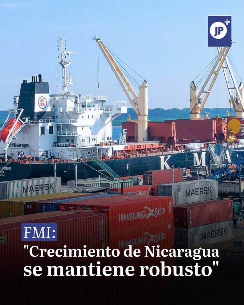 📢📈 ¡Buenas noticias para Nicaragua! 🇳🇮💪

El FMI resalta un crecimiento del 4.5%, baja inflación y estabilidad fiscal. ¡El futuro es prometedor! 📊✨
#NicaraguaConDanielyRosario

#SoloEnRevolución