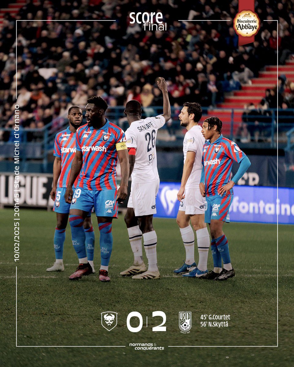 SMCaen's tweet photo. ⏹️ Terminé à d’Ornano. 

#SMCaen #TeamSMC #SMCUSLD https://t.co/HXN4prUCtZ