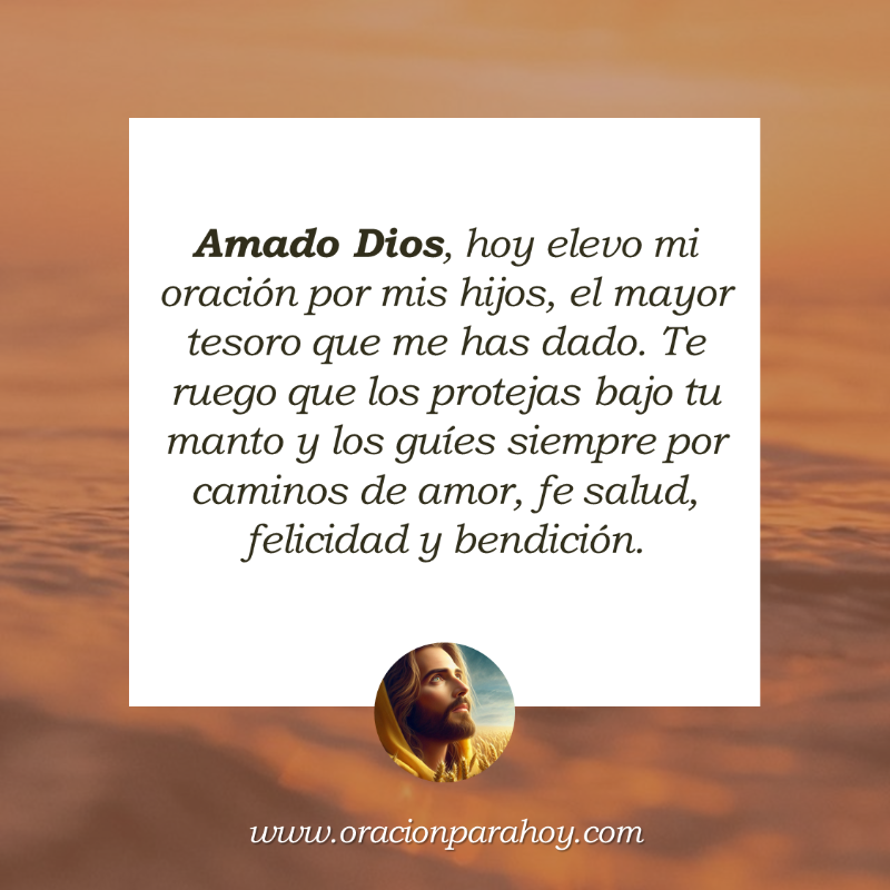 OracionParaHoy's tweet photo. LA MÁS HERMOSA ORACIÓN POR TUS HIJOS: Haz esta oración para poner la vida de tus hijos en las manos de DIOS, pídele al Señor que les bendiga, les proteja les dé salud y una vida llena de felicidad, milagros, bendiciones y prosperidad.

Haz esta oración en: https://t.co/a2Uhnw7i57