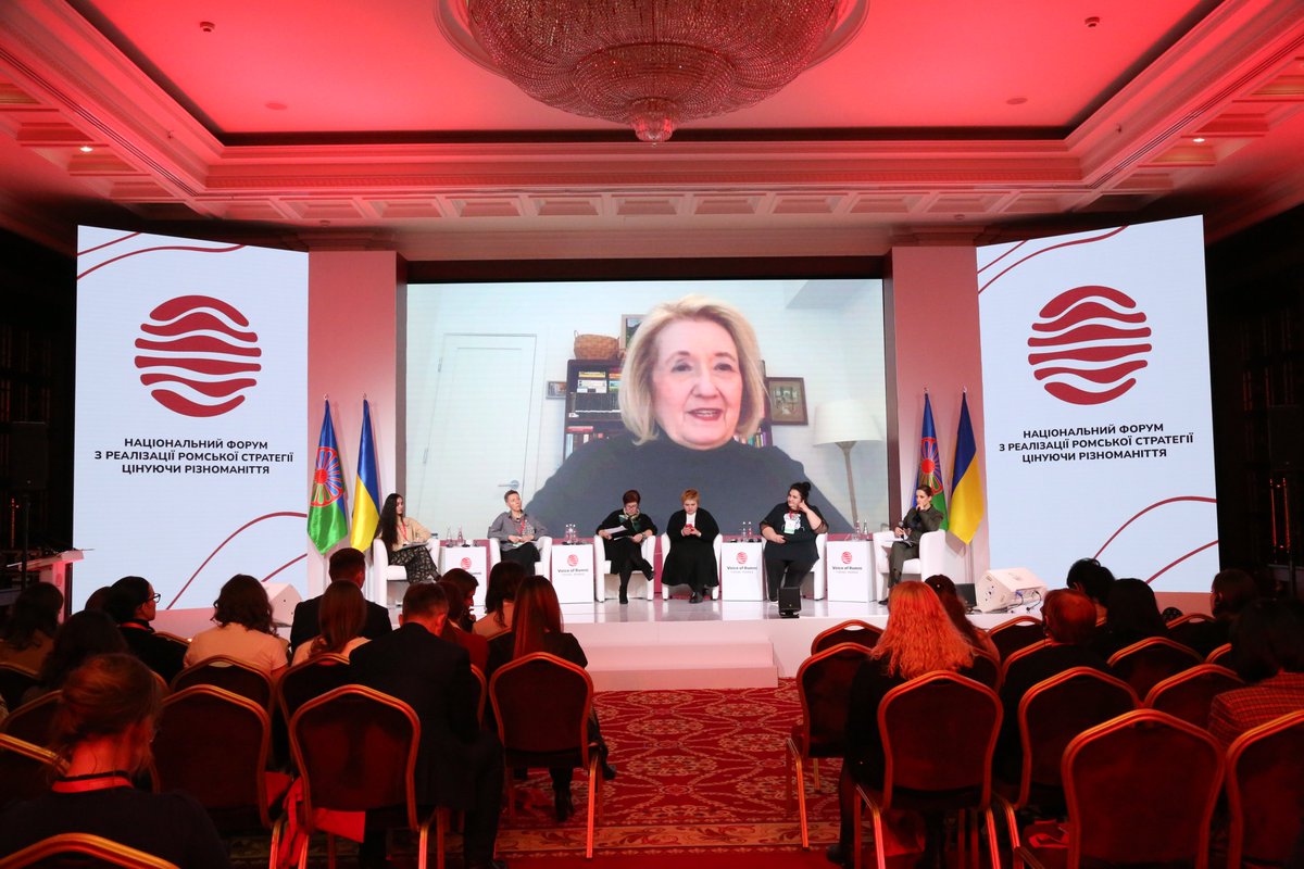 GU Women & Peace (@giwps) on Twitter photo Our Executive Director, Ambassador <a href="/MelanneVerveer/">Melanne Verveer</a>, delivered virtual remarks at the National Forum on the Implementation of the Roma Strategy in Kyiv. She emphasized the need for an inclusive approach to supporting Roma communities—especially women—during #Ukraine’s recovery. Our Executive Director, Ambassador <a href="/MelanneVerveer/">Melanne Verveer</a>, delivered virtual remarks at the National Forum on the Implementation of the Roma Strategy in Kyiv. She emphasized the need for an inclusive approach to supporting Roma communities—especially women—during #Ukraine’s recovery.