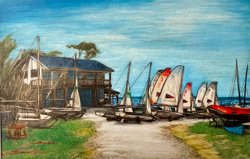 CCSrightnow's tweet photo. 🎨"The Nice Waterfront" ... colored pencil by Cindy Zhang '28

#visualandperformingarts #CollegePrep #BoardingSchool #DaySchool #since1921 https://t.co/JSTQxB6Y4l