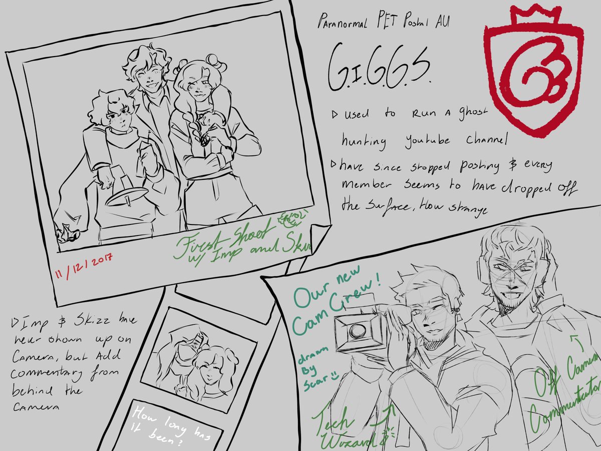 More on that paranormal PET postal to get myself out of art block. Also lore i suppose 
#hermittwt #traffictwt #geminitay #grian #gtwscar #impulsesv #skizzleman