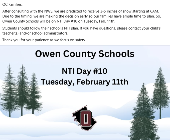 Owen County Schools (@owenschools) on Twitter photo 