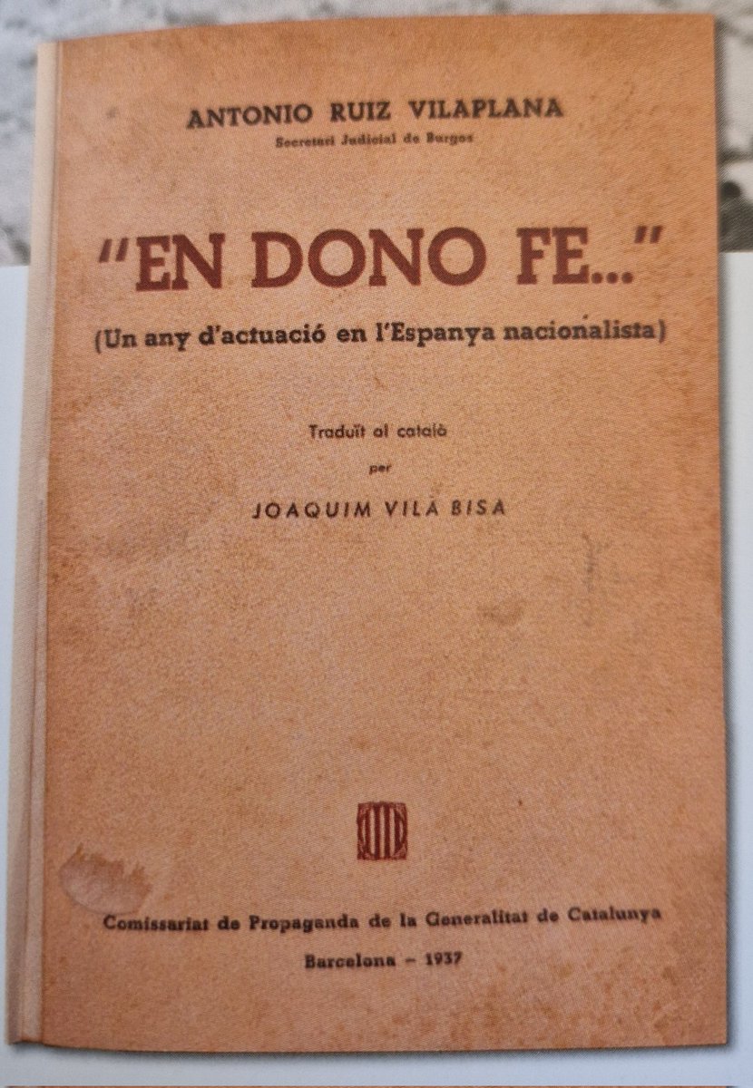 El nivell de les atrocitats comeses pels franquistes a la Mallorca ocupada va provocar que Antonio Ruiz, secretari judicial a Burgos, després de visitar l'illa, canviés de bàndol i acabés també exiliat.
La Generalitat republicana va arribar a fer 7 edicions del seu testimoniatge.