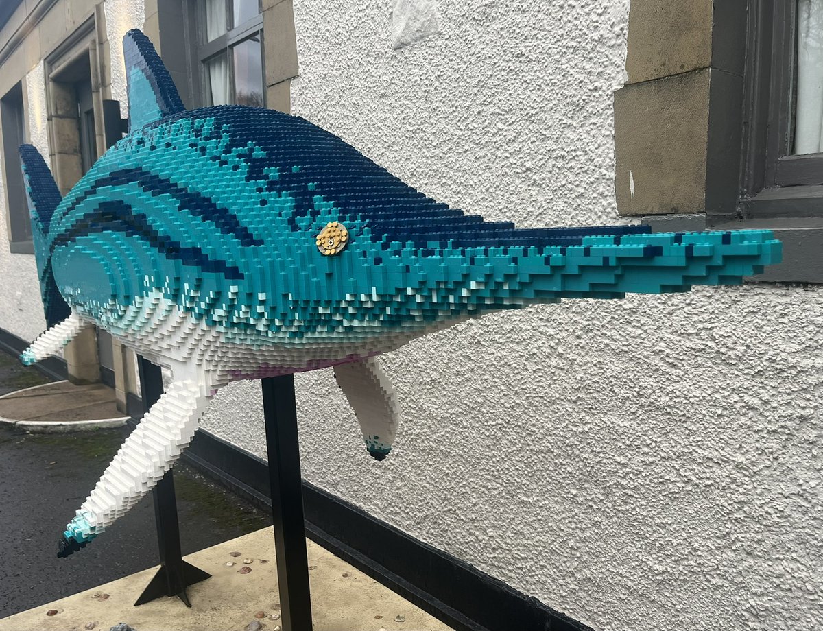 jonoscotland's tweet photo. Dino Trail in #Dalkeith #Midlothian 
@ActiveTravelMid @midgov @SEStran #Lego #dinosaur https://t.co/bcrUYdu1lI