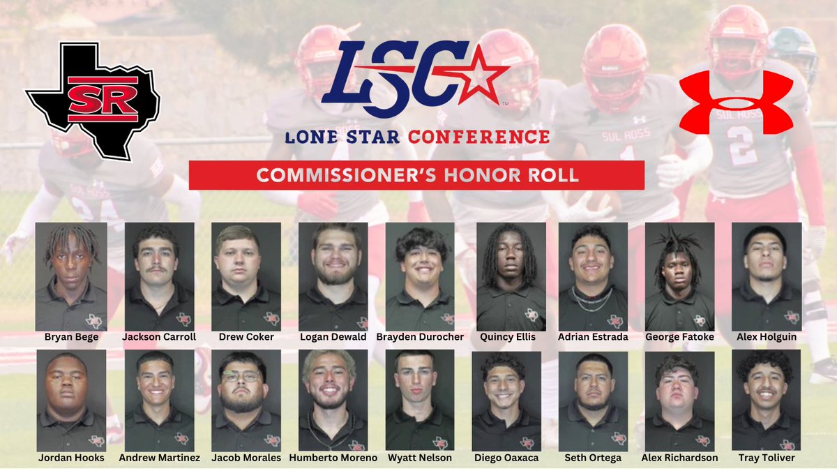 When you play for Sul Ross State, you have to be able to handle your business in the classroom. ‼️PERIOD ‼️ These boys did that and even more!! Thank you and Congratulations to all of these Student-Athletes for putting in work ON and OFF the field! 🏈📚🏆 #BrandEm #FarWestTexas