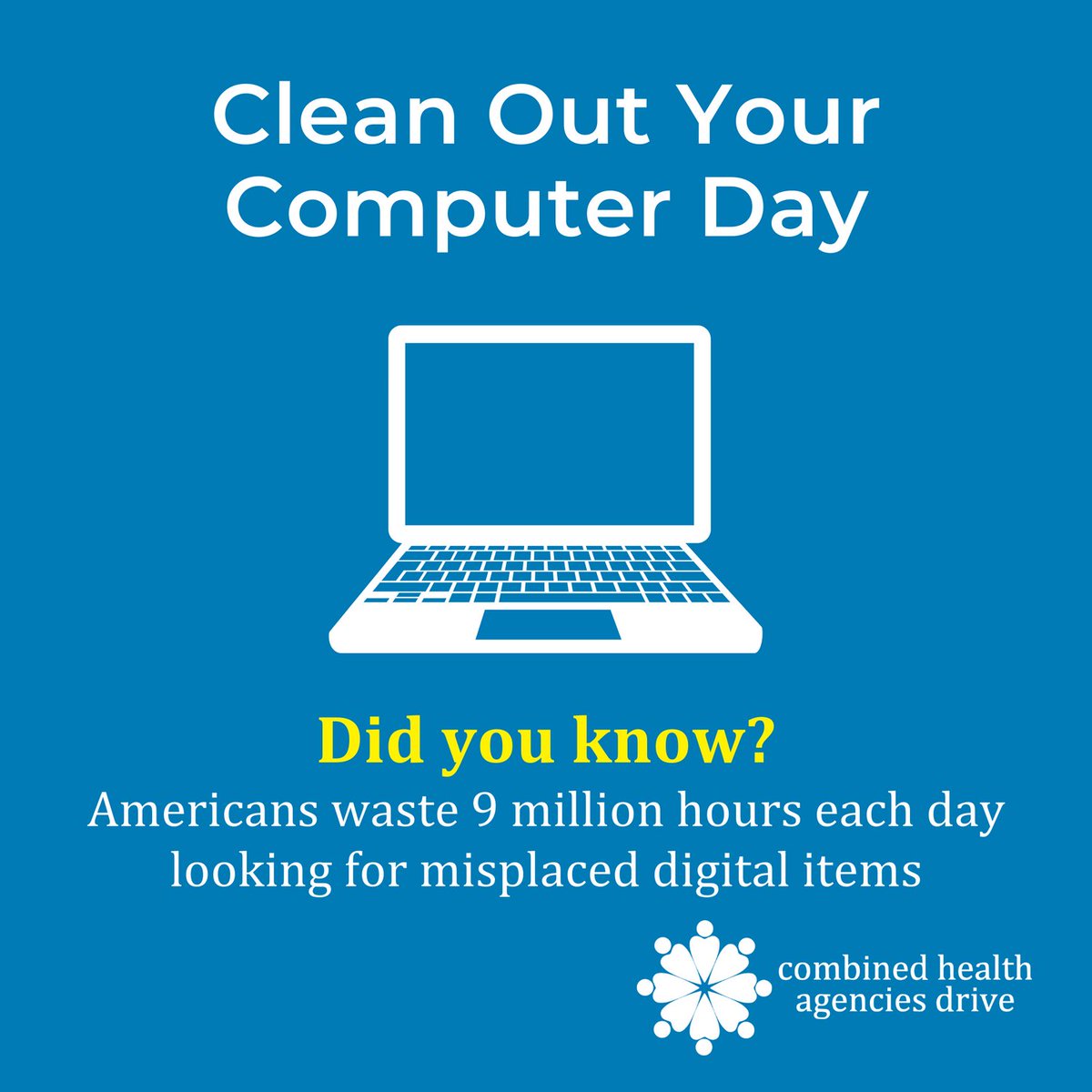 CHADNebraska's tweet image. 💻 It’s #CleanOutYourComputerDay! 🖥️ Delete old files, clear your desktop, update software &amp;amp; run a virus scan. A clutter-free computer = a happier, faster you! When’s the last time you gave yours a cleanup? #DigitalDeclutter