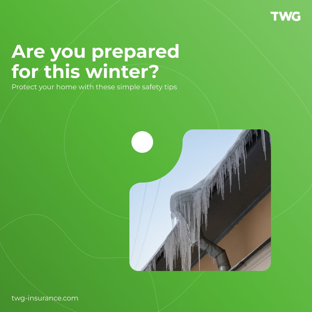 TWG_Insurance's tweet image. Winter weather is unpredictable—your insurance doesn’t have to be. Protect against frozen pipes, roof damage, and more. 

Contact TWG for a winter coverage review today.

#WinterTips #InsurancePreparedness