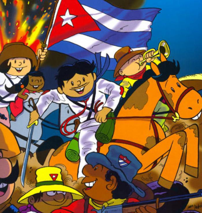 Hace 51 años hoy, se produjo en el formato de dibujo animado para las pantallas el primer cortometraje "Elpidio Valdés contra el tren militar", del personaje creado por Juan Padrón, que es símbolo e ícono del pueblo cubano 🇨🇺