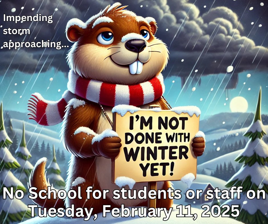 Good evening Team Amelia!  Due to the anticipated winter storm and the Governor's State of Emergency declaration, Amelia County Public Schools will be closed tomorrow, Tuesday, February 11,  2025, for all students and staff.  Have a nice evening and please stay warm and safe!