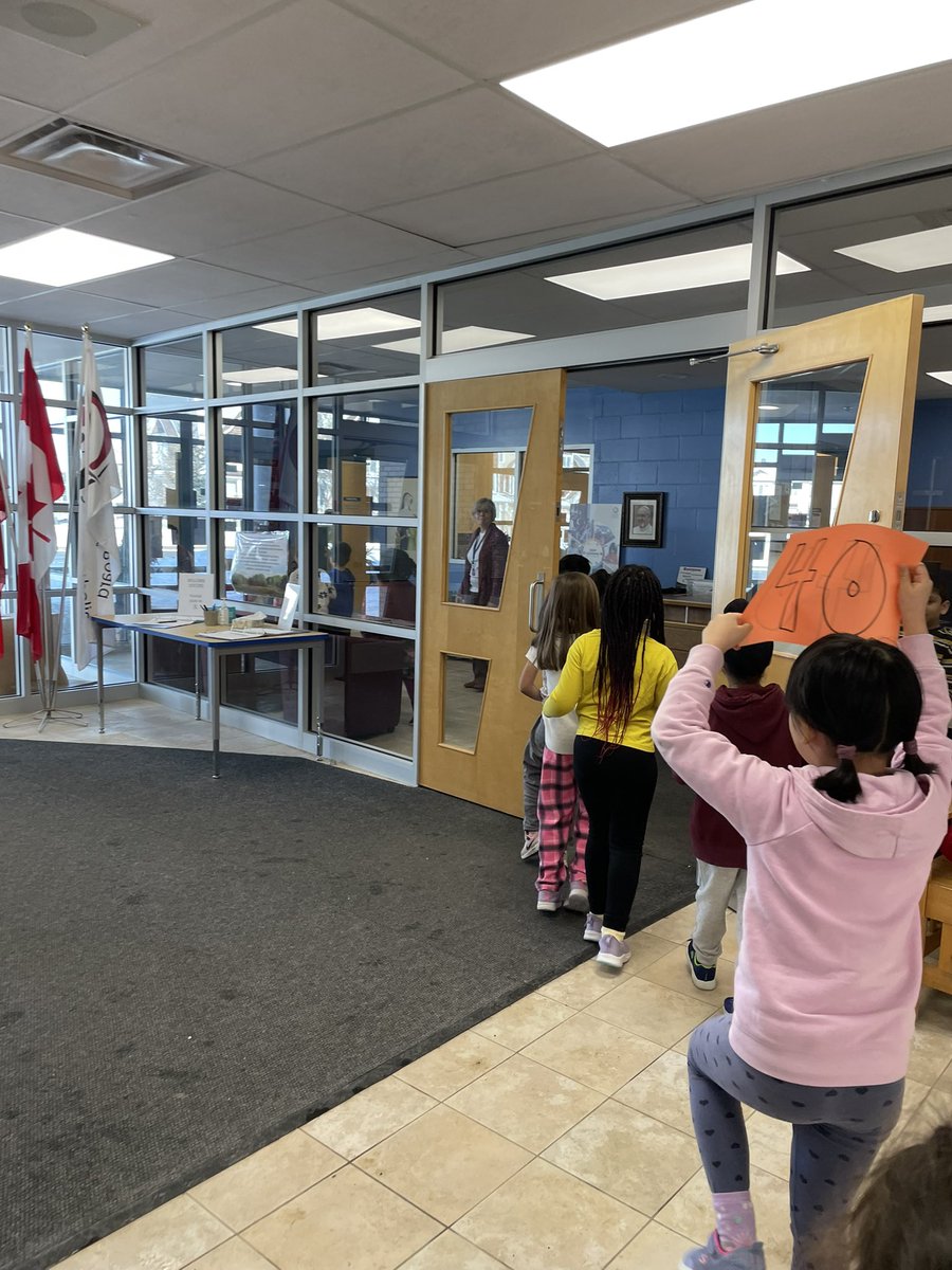 donnellgr1's tweet photo. We got 100 people in Mr Rusch’s office to say HAPPY 100th DAY OF SCHOOL! https://t.co/o7DAM7Joi5
