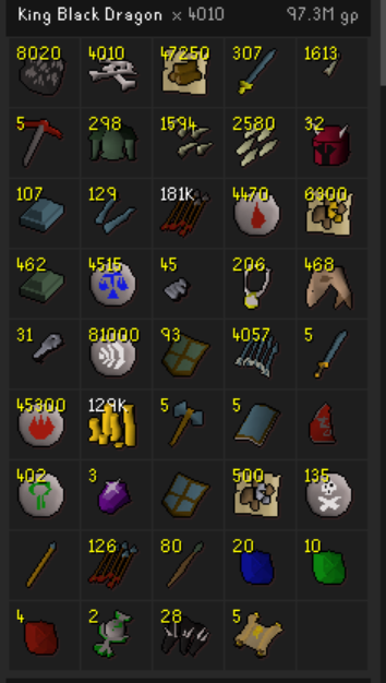 G0d_vs_D3vil's tweet image. kbd done #osrs #collectionlog