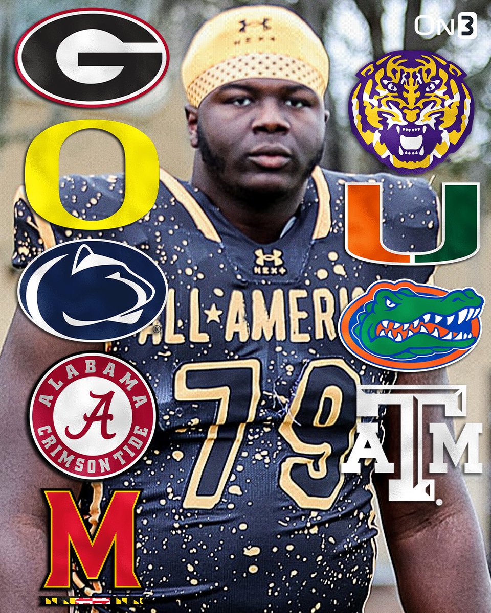 Five-Star Plus+ OT Immanuel Iheanacho talks about his recruitment and a potential official visit, via <a href="/SWiltfong_/">Steve Wiltfong</a>‼️

“Leader is still Oregon. Oregon, Georgia and Penn State. Those are my leaders.”

Read: on3.com/news/next-ones…