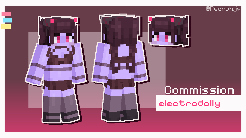 Pedrohjv's tweet photo. ✨A skin Commission for @electrodolly !✨

Thank you so much for the #VGenComm ! https://t.co/s43oUPCowJ