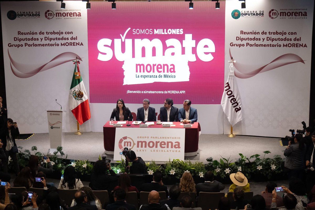 ArmentaMag14966's tweet photo. Reafirmamos nuestro compromiso con nuestros principios de unidad y coordinación. 

Como lo expresó nuestra secretaria general, nos mantendremos en territorio y siempre cercanos al pueblo. El compromiso es firme para que la Cuarta Transformación siga creciendo en México. https://t.co/OVYunTZLw7
