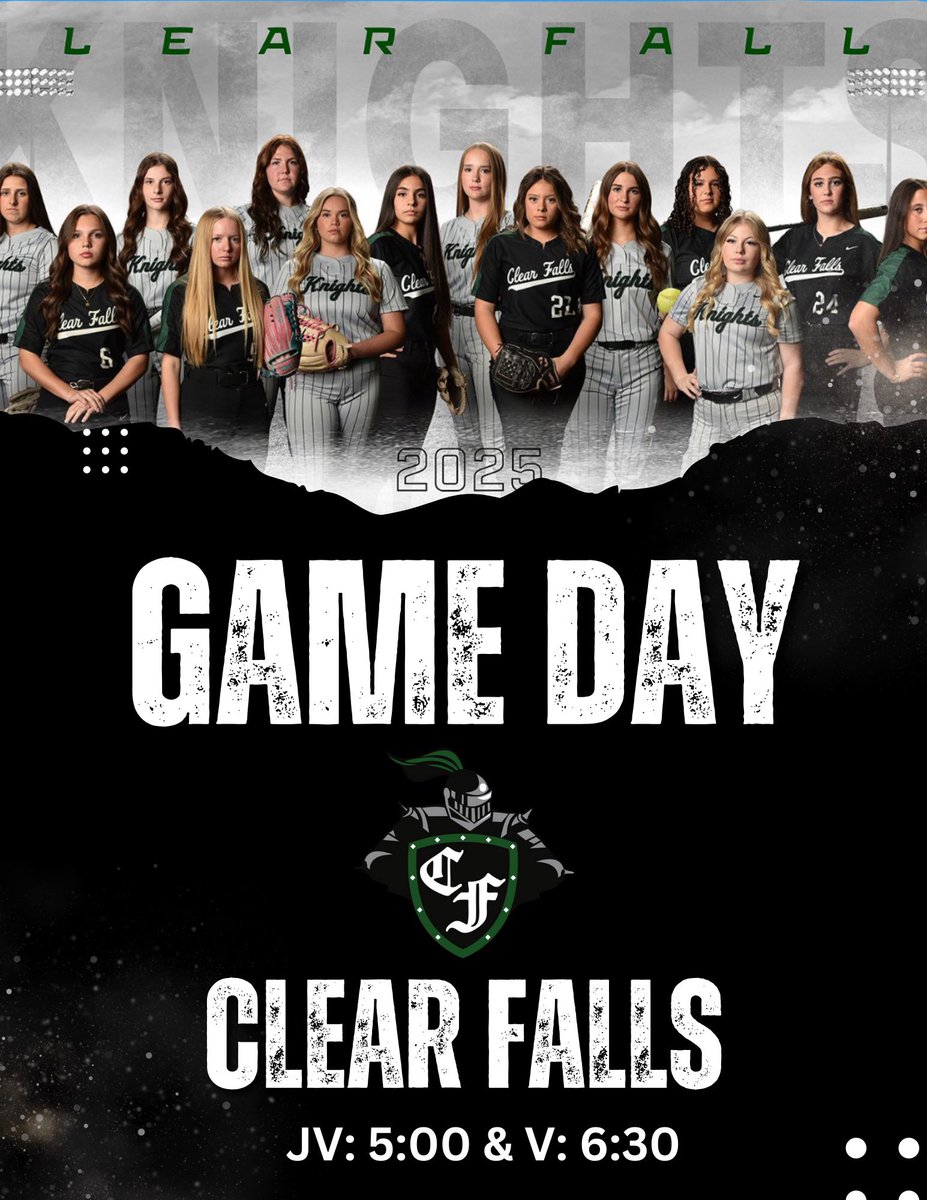 CFHS_SBall's tweet image. Game day!! 
📍 Clear falls 
JV: 5:00pm 
V: 6:30pm