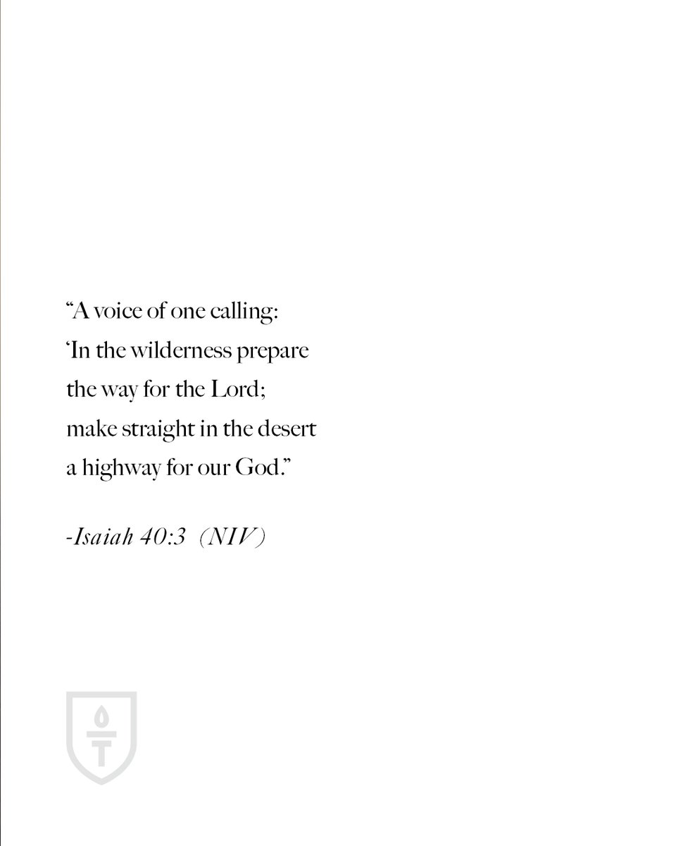 Scripture of the Week ← Isaiah 40:3 ⛰  

#HighlandsCollege #bible