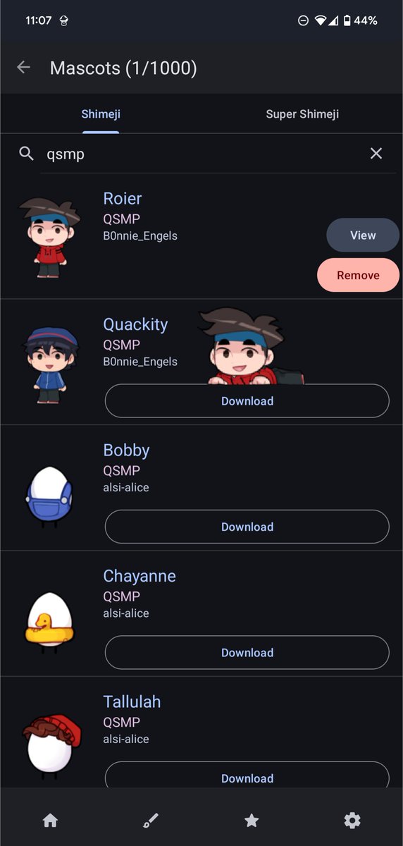 Shimeji App (@shimeji_app) on Twitter photo <a href="/B0nnie_Engels/">BonnieEngels✿ (•人•) | COMMISSIONS OPEN</a> Quackity ya disponible en la app Shimeji de Android, solo hace falta buscar y barjar! <a href="/B0nnie_Engels/">BonnieEngels✿ (•人•) | COMMISSIONS OPEN</a> Quackity ya disponible en la app Shimeji de Android, solo hace falta buscar y barjar!