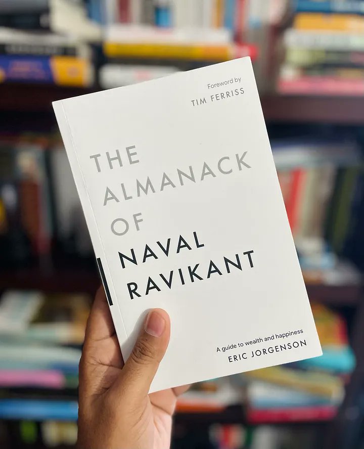 Me puse a releer "Naval Almanack" para grabar mi próximo capítulo de "Los Aventureros" y creo que es el libro que necesitaba releer.

Si no lo leíste, leelo, es gratis o podés esperar y te saco un capítulo pronto en "Los Aventureros"