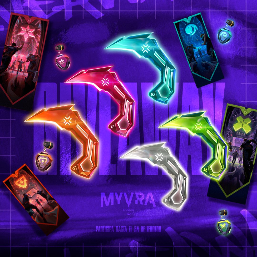 ¡Llegó el sorteo! 😎 
Participa por 2 BUNDLES KARAMBIT VCT 2025 (uno en X y otro en Instagram).  

¿Cómo participar? 👀
✅ Síguenos en X 
✅ Da RT y menciona a un amigo en los comentarios 
✅ Da like al tweet fijado en nuestro perfil  

📌 Sigue los mismos pasos en Instagram para