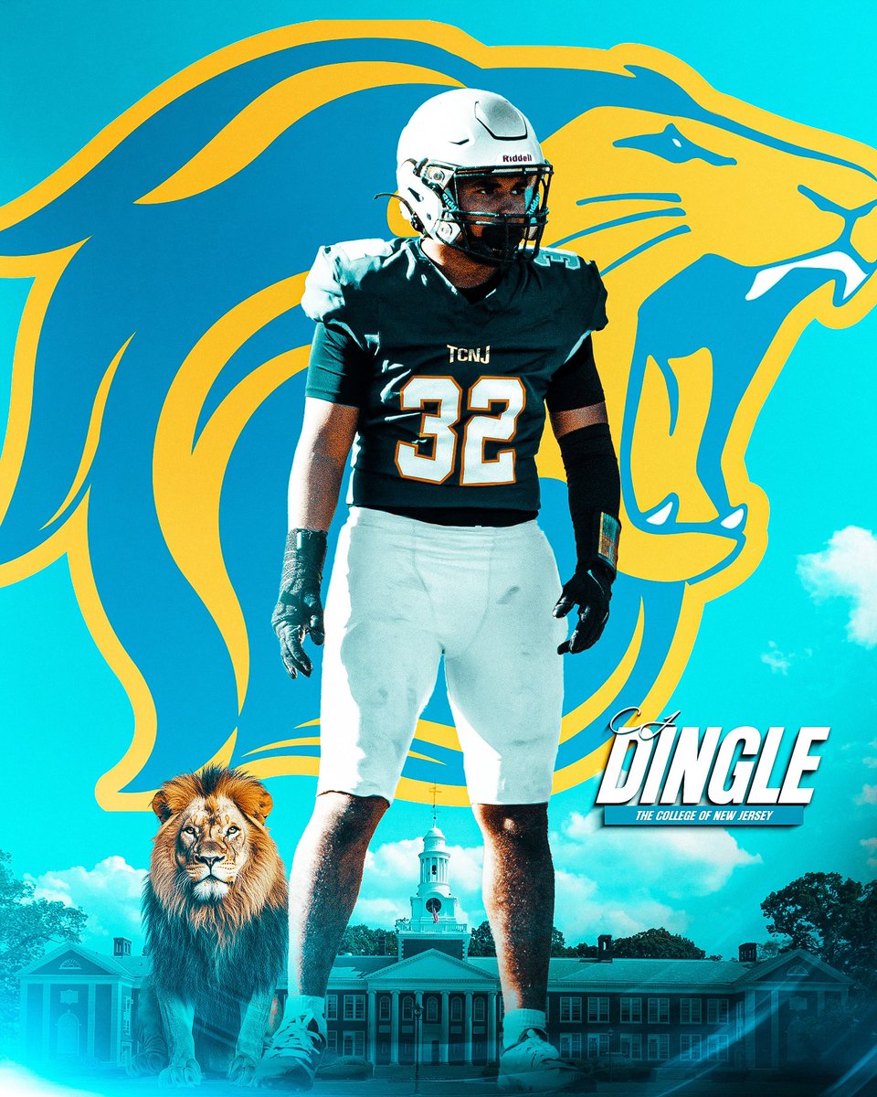 CJ_Dingle's tweet image. I am beyond excited to announce that I will be continuing my academic and athletic career at The College of New Jersey! Thank you to my family, coaches, and teammates for their support in making this possible! #golions🦁 @SJRCoachAug @CJendryaszek @TCNJfootball