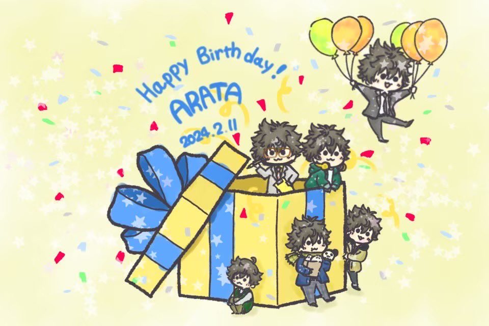 pippwa_'s tweet photo. 灼おめでと！
昨年のお絵描きで失礼🎁 https://t.co/dXYoifhTii