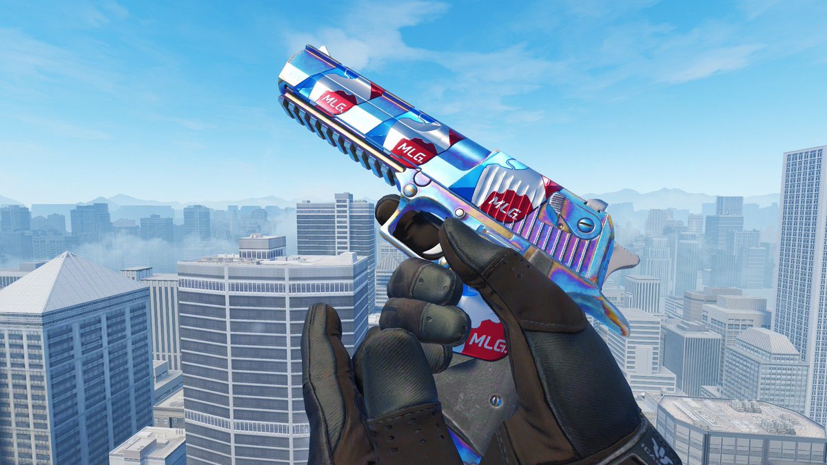 CS2Crafts's tweet photo. New Craft! 🤩💙

🔹Crafted by: @calebcs0

🔹Skin: Desert Eagle | Heat Treated
🔹Stickers applied: 4*MLG Columbus 2016 MLG (Foil)
🔹Applied value: USD ~240 💸

©️ Screenshot by: @calebcs0 https://t.co/4D2Iaaksyd