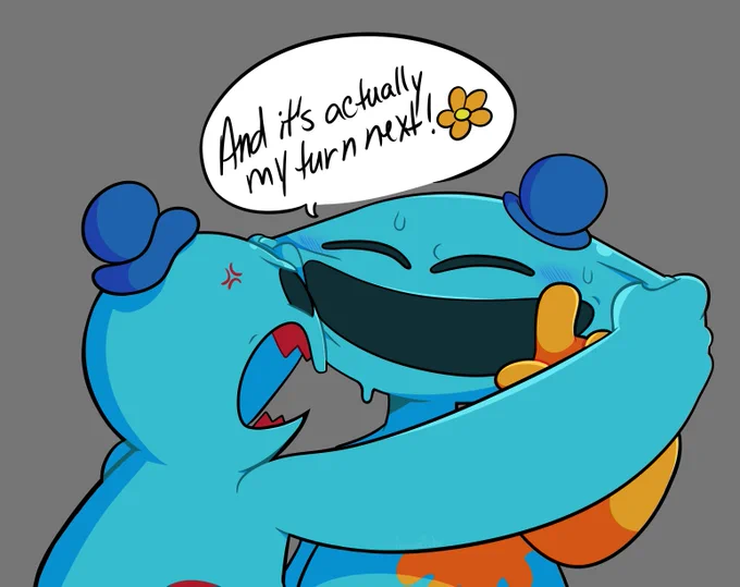What they mean by 'boys will be boys'. (fighting over Players attention) #PoppyPlaytimeChapter4 #PoppyPlaytimefanart #Doeythedoughman