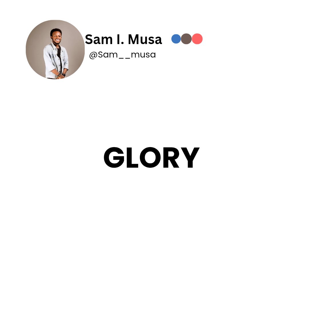 sammy45119's tweet photo. Glory #glory #christian #purposedrivenlife #motivation #victorylifestyle #gospel_talk #halleluyahchallenge #nathanielbassey https://t.co/kd2SXFGmxQ