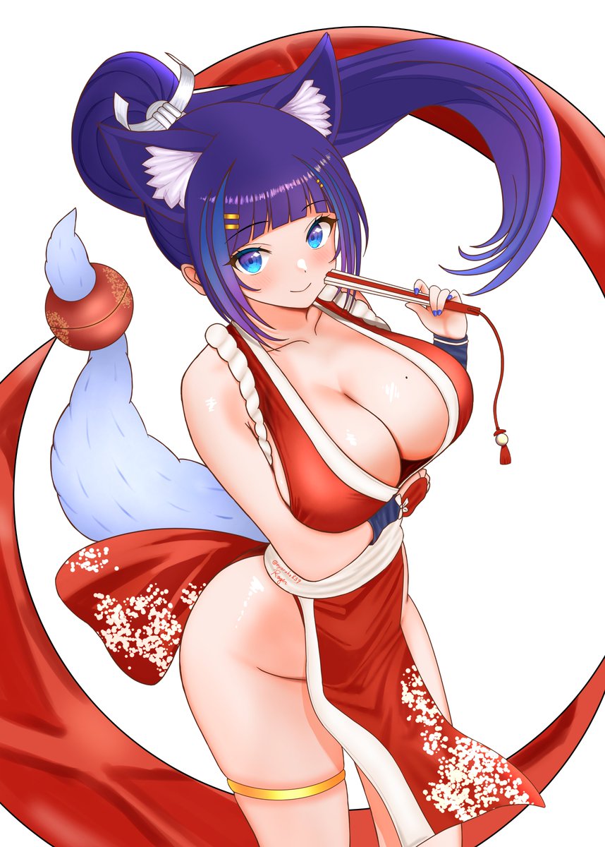 不知火舞 「不知火こころちゃん#画狼伝説 #イラスト #Vtuber 」|Roger - ロジャーのイラスト