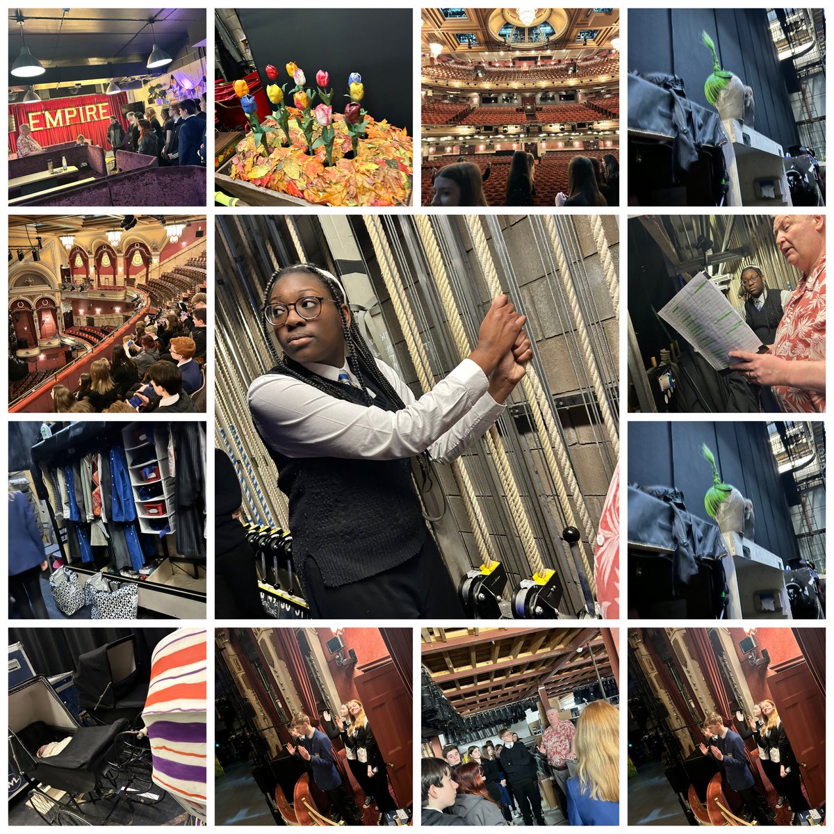 LHSArtandDesign's tweet image. 40 of our @LarbertHigh Drama pupils were out at @captheatres this morning to gain some industry insight .
A backstage tour, including interactions with props and cast of #MaryPoppins , offered a dynamic environment where our young people explored a wide range of skills 
#DYWLHS25