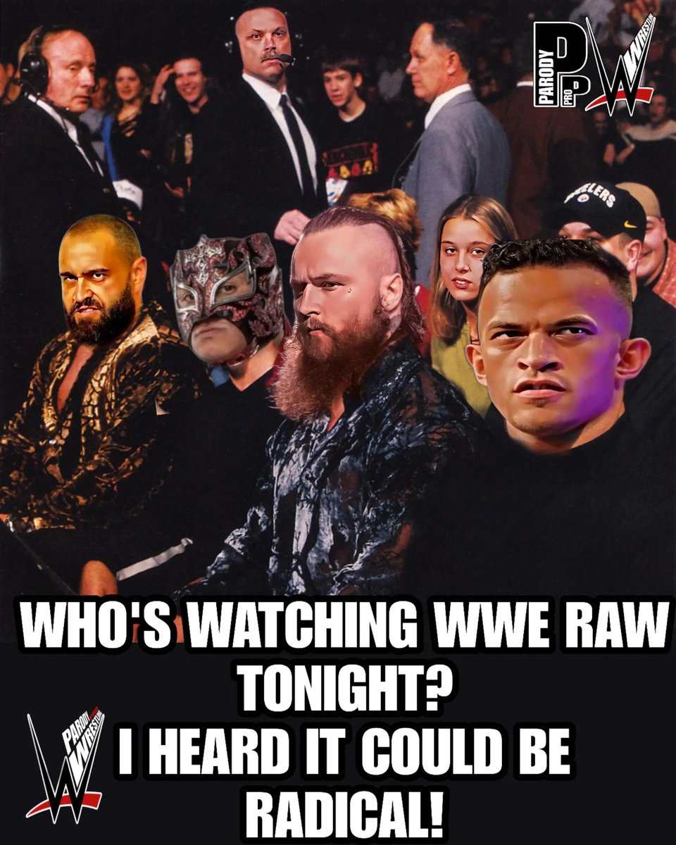 ParodyPro's tweet image. WWE could be about to get radical. 

#WWE #WWERAW