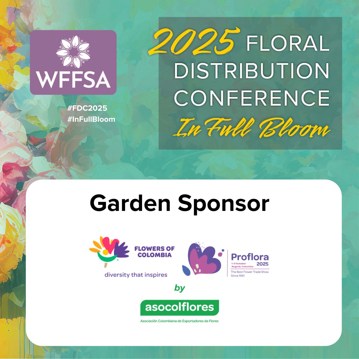 Thank you to <a href="/asocolflores/">ASOCOLFLORES</a> for being a "Garden"-level sponsor of #FDC2025 in Miami, March 2-5 💐

Visit their website: bit.ly/42MLimX

Join us in Miami: bit.ly/4eApAoJ

#InFullBloom #Flowers