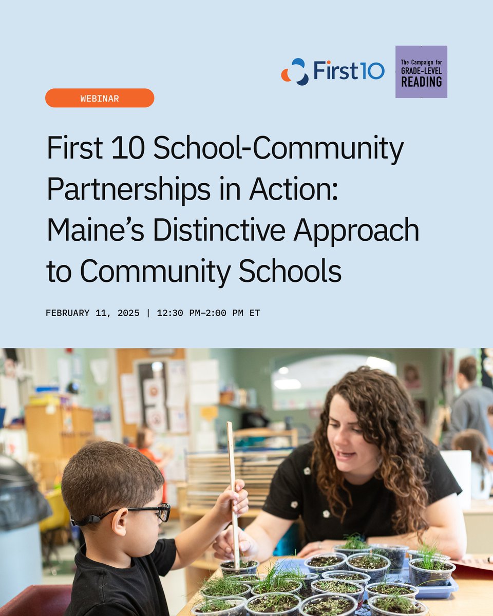 edc.org (@edctweets) on Twitter photo Join <a href="/readingby3rd/">Campaign for Grade-Level Reading</a> Feb. 11 (12:30–2 pm ET) for Part 2 of our #First10 series! Hear from experts incl EDC's <a href="/jacobsondl/">David Jacobson</a> on how Maine’s First 10 model is bringing comprehensive supports to kids & families <a href="/mdoenews/">ME Dept of Education</a> <a href="/First10Network/">First 10 Network</a> #LearningTuesdays Register: bit.ly/4f2JNod Join <a href="/readingby3rd/">Campaign for Grade-Level Reading</a> Feb. 11 (12:30–2 pm ET) for Part 2 of our #First10 series! Hear from experts incl EDC's <a href="/jacobsondl/">David Jacobson</a> on how Maine’s First 10 model is bringing comprehensive supports to kids & families <a href="/mdoenews/">ME Dept of Education</a> <a href="/First10Network/">First 10 Network</a> #LearningTuesdays Register: bit.ly/4f2JNod