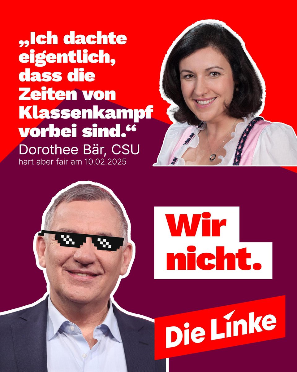 Die Multimillionäre werden reicher und reicher. Sie erhöhen die Mieten und Preise. Und die DAX-Vorstände haben bereits am 4. Januar den Jahreslohn eines durchschnittlich Verdienenden erhalten. Diesen Klassenkampf von oben lassen wir ihnen nicht durchgehen.
#hartaberfair